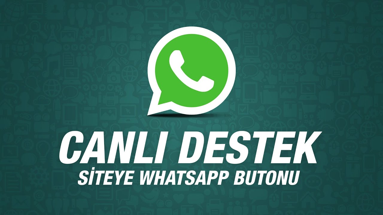 Web sitene WhatsApp ile İletişime Geç butonu