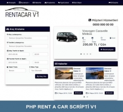 Rent A Car Oto Kiralama Hazır Site 1 Php